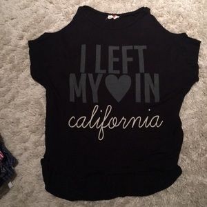 One clothing open shoulder top